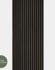 Walnut Acoustic Slat Wall Panel - 290cmx60cm