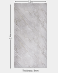 Grey Marble Bathroom Wall Panel - 240cmx120cm