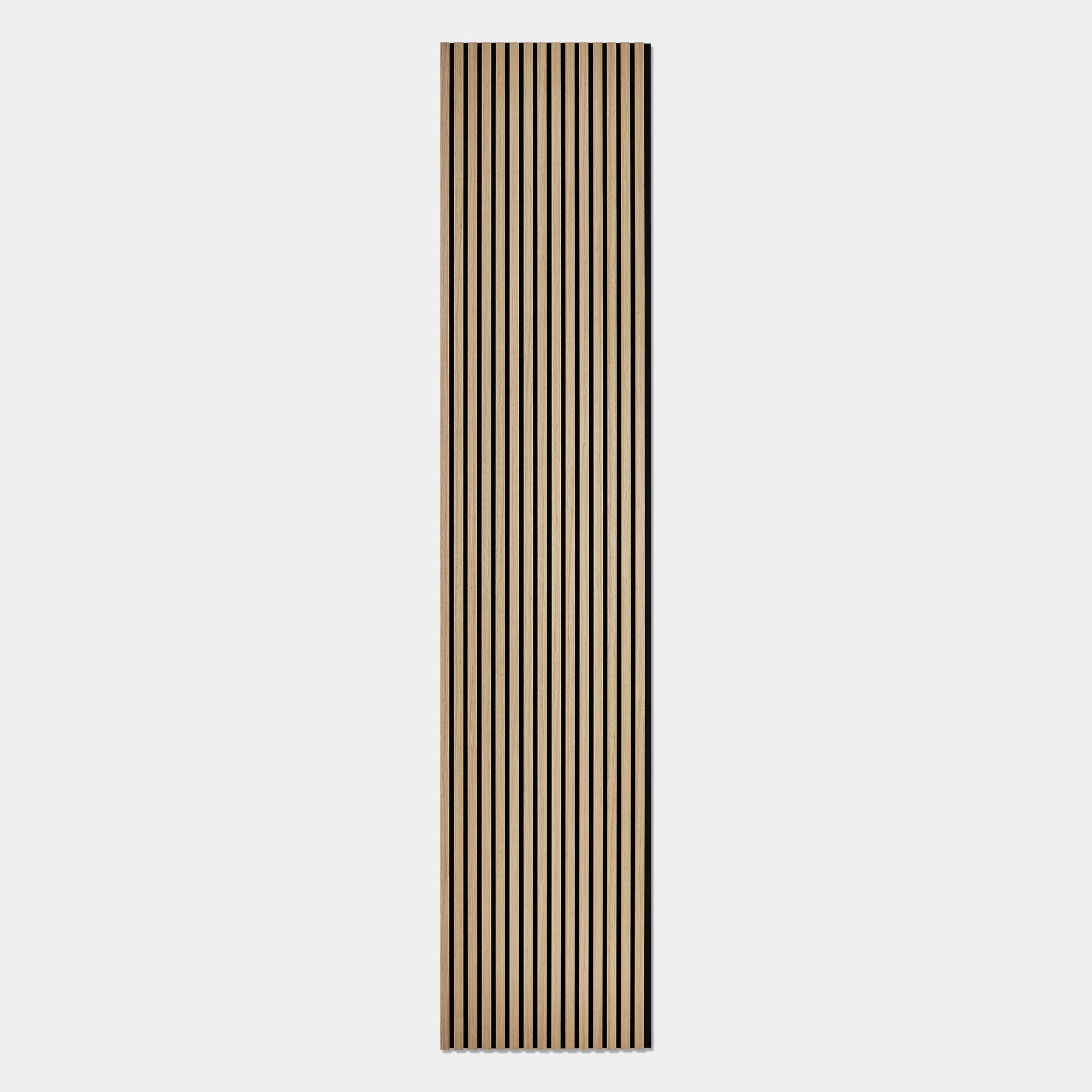 Natural Oak Acoustic Slat Wall Panel - 290cmx60cm