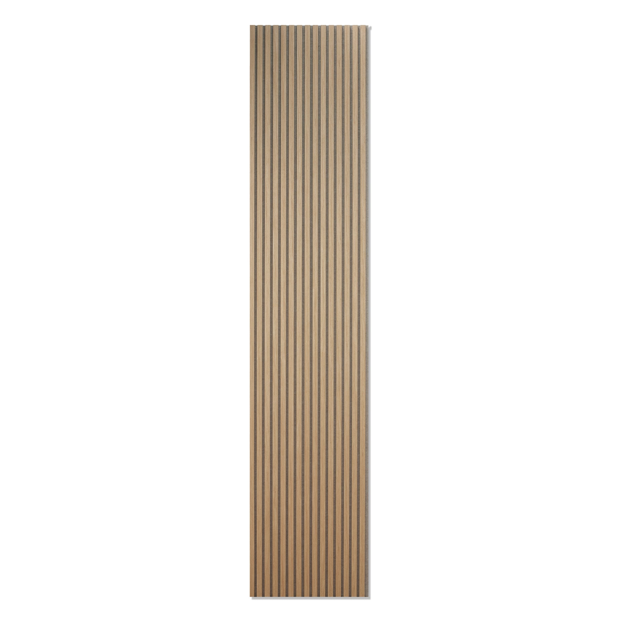Blonde Oak Acoustic Slat Wall Panel (Beige Felt) - 290cm x 60cm