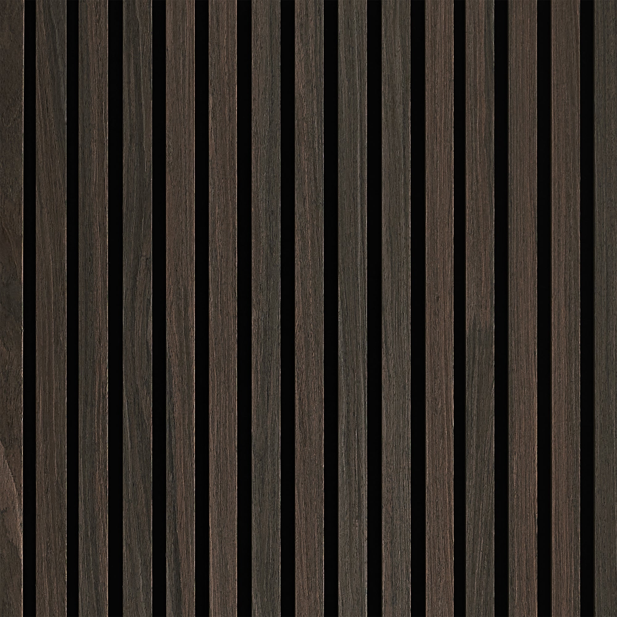 Walnut Acoustic Slat Wall Panel - 290cmx60cm