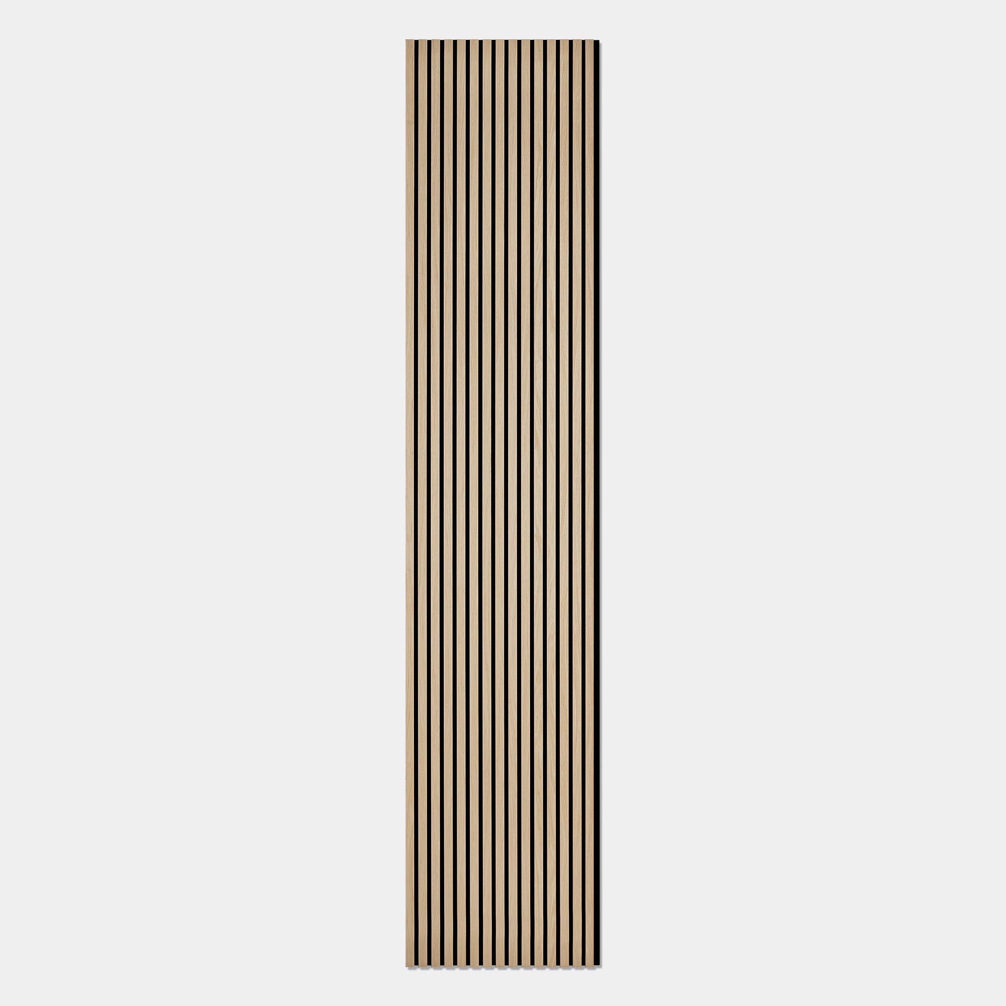 Light Oak Acoustic Slat Wall Panel - 290cmx60cm