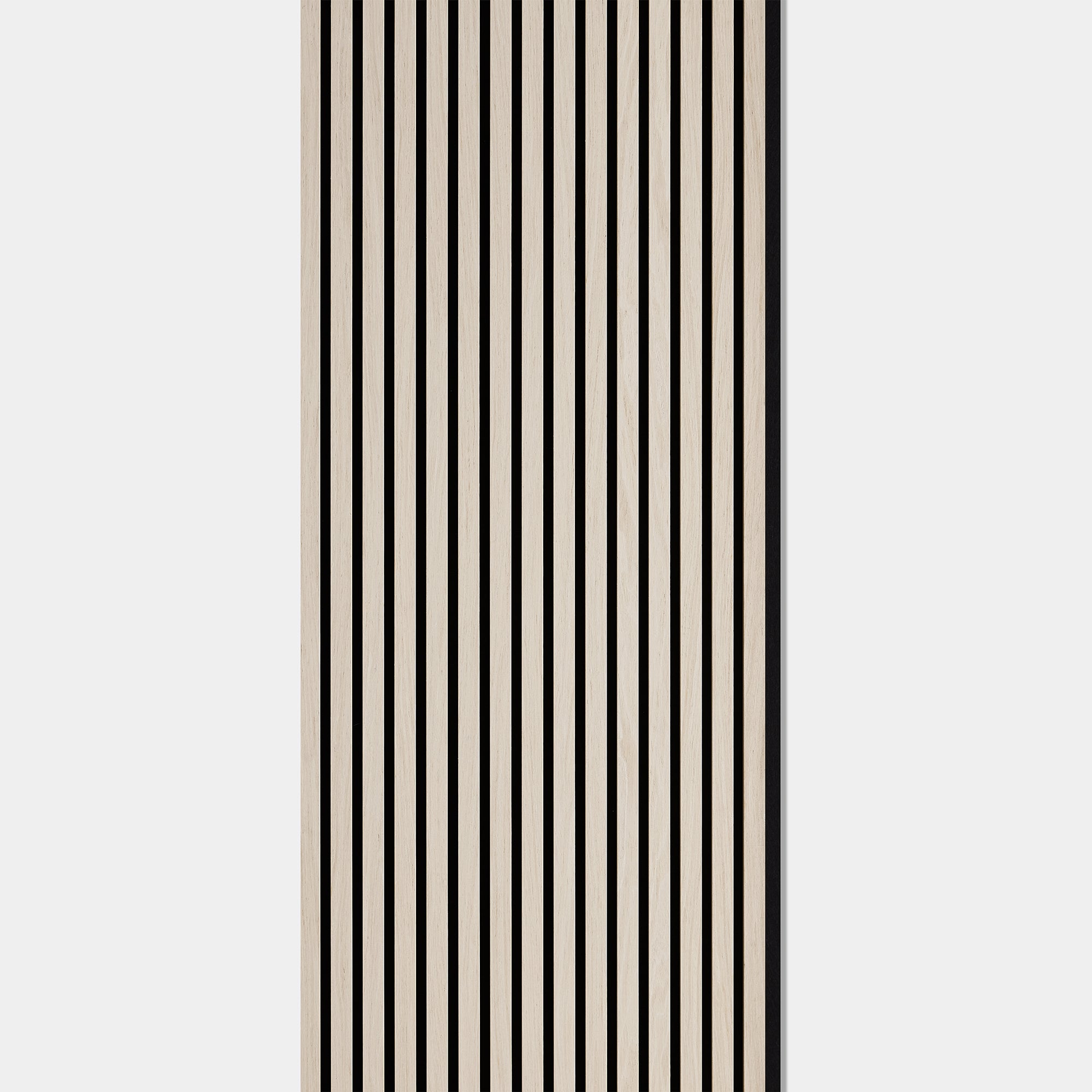 Light Oak Acoustic Slat Wall Panel - 290cmx60cm