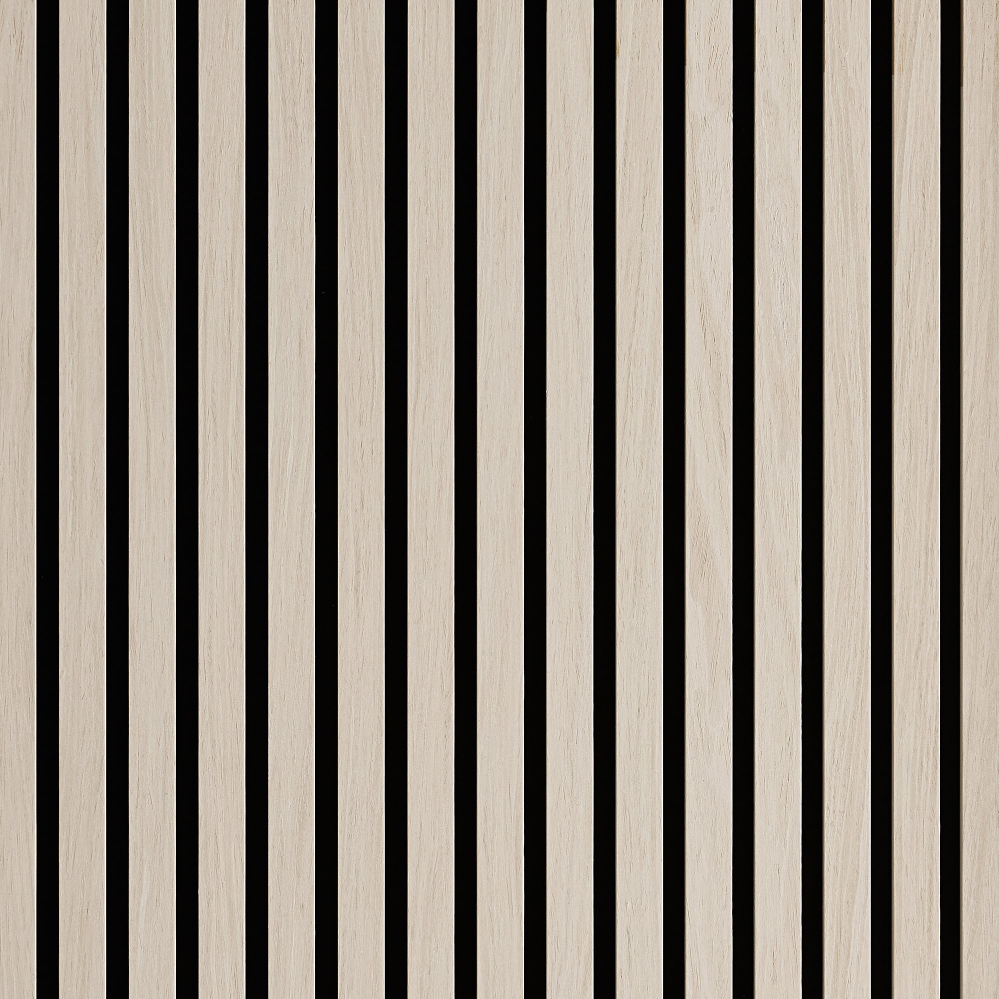 Light Oak Acoustic Slat Wall Panel - 290cmx60cm