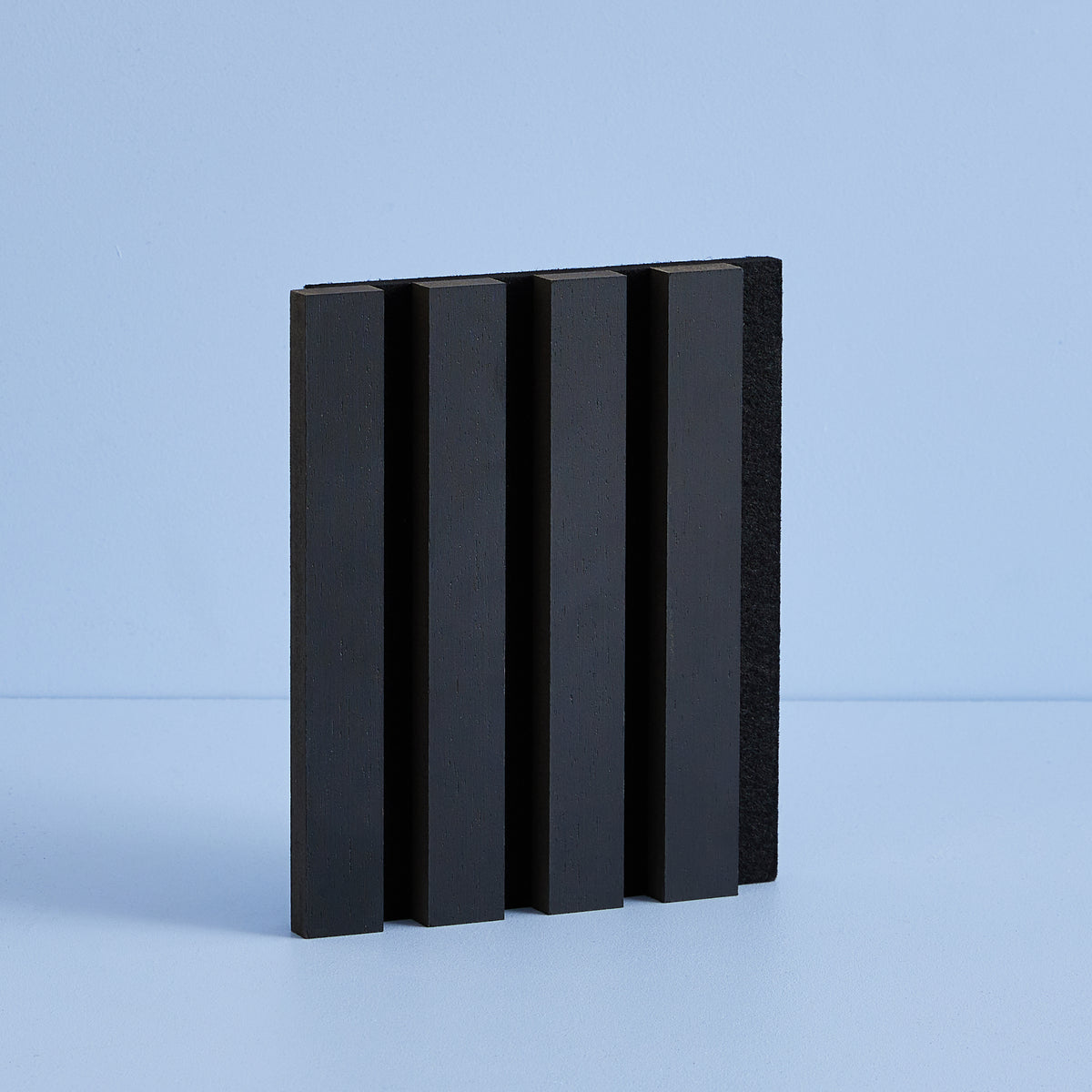 Midnight Black Acoustic Wall Panel Sample