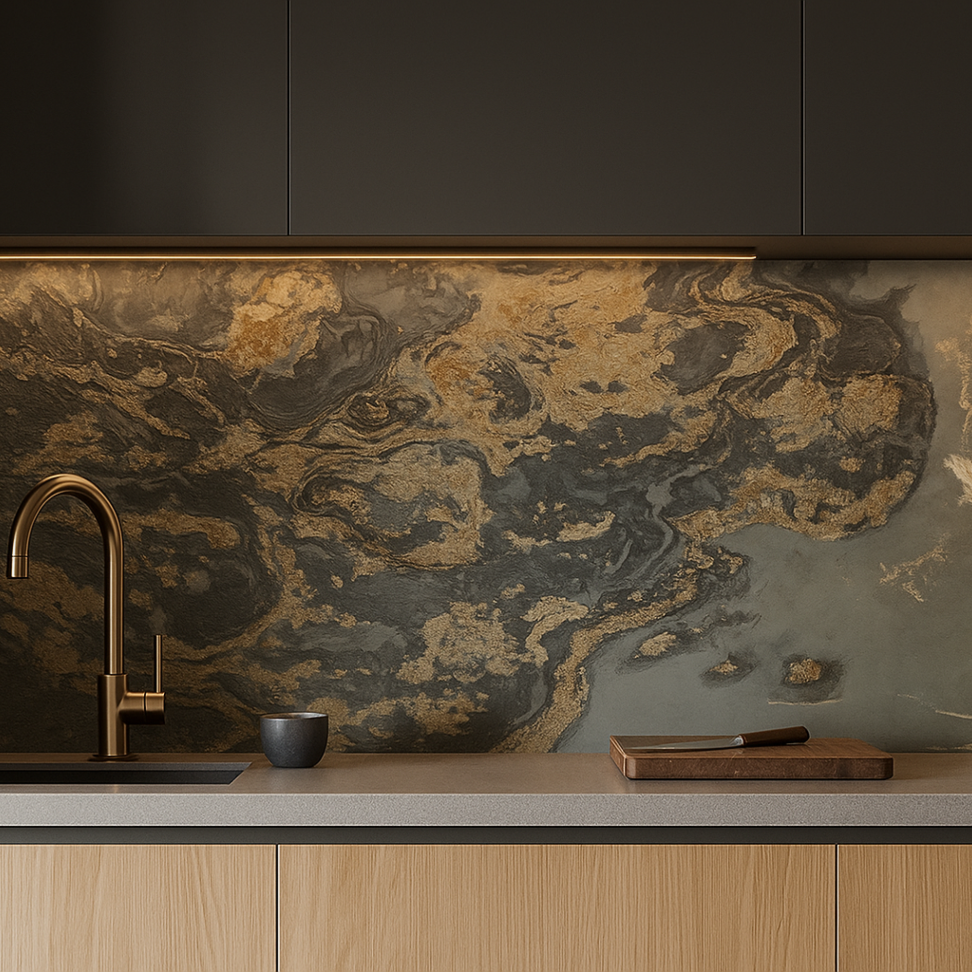 VeloStone™ Autumn Rustic Flexible Natural Stone Wall Panel - 290cmx122cm