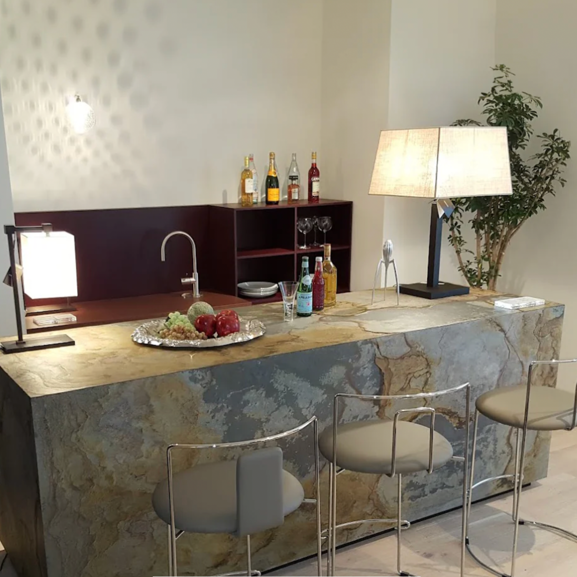 VeloStone™ Indian Autumn Natural Stone Wall Panel - 290cmx122cm