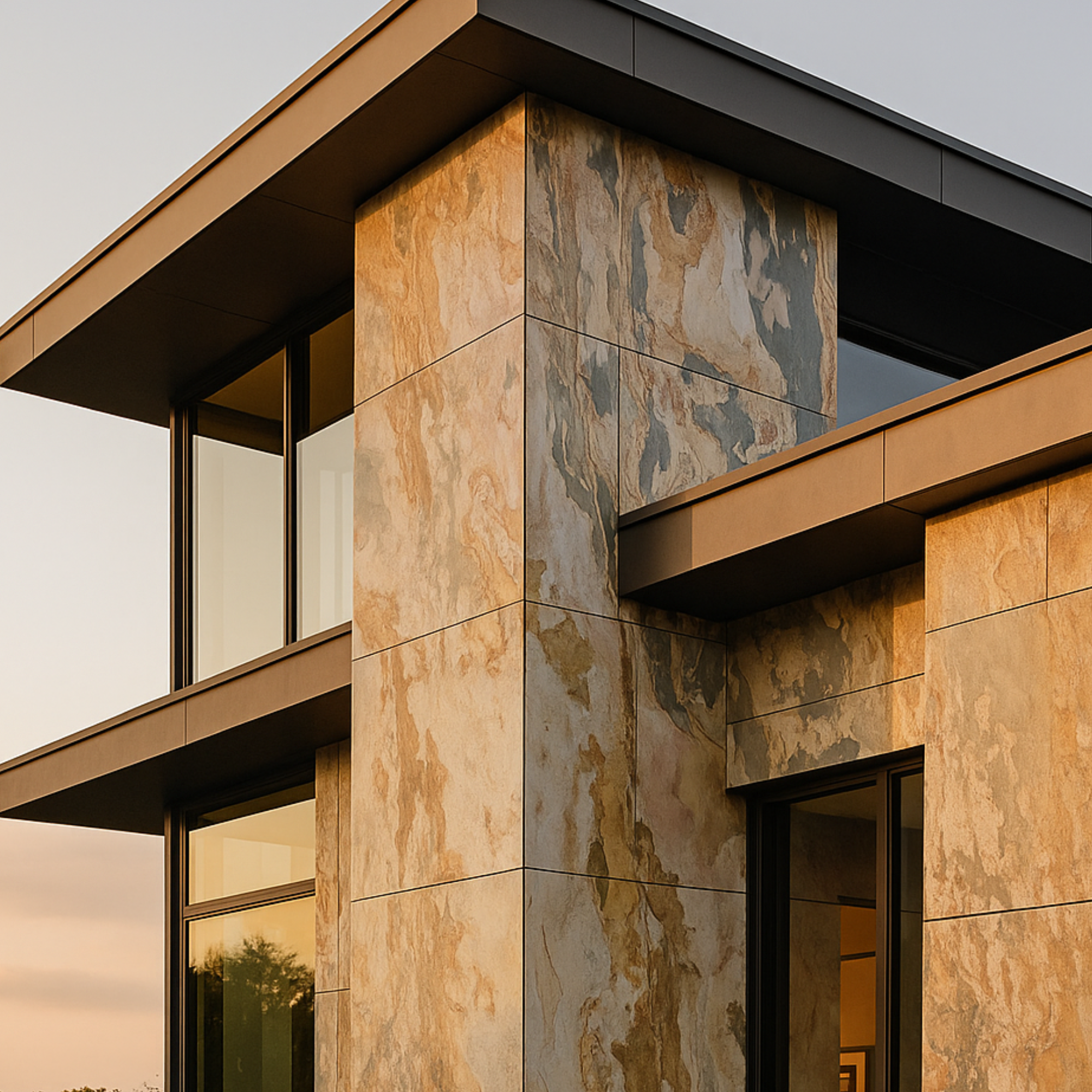 VeloStone™ Indian Autumn Flexible Natural Stone Wall Panel