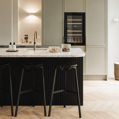 Midnight Black Acoustic Slat Wall Panel - 290cmx60cm