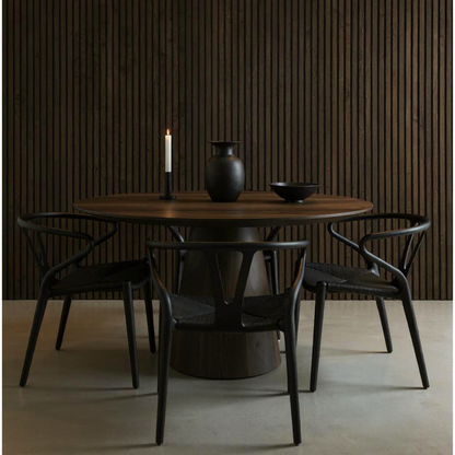 Walnut Acoustic Slat Wall Panel - 290cmx60cm