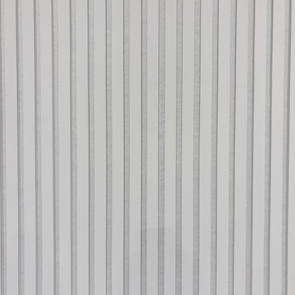 Frost White Acoustic Slat Wall Panel (White Felt) - 290cmx60cm