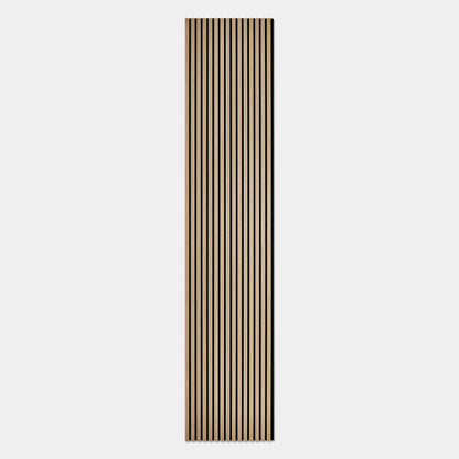 Natural Oak Acoustic Slat Wall Panel - 290cmx60cm