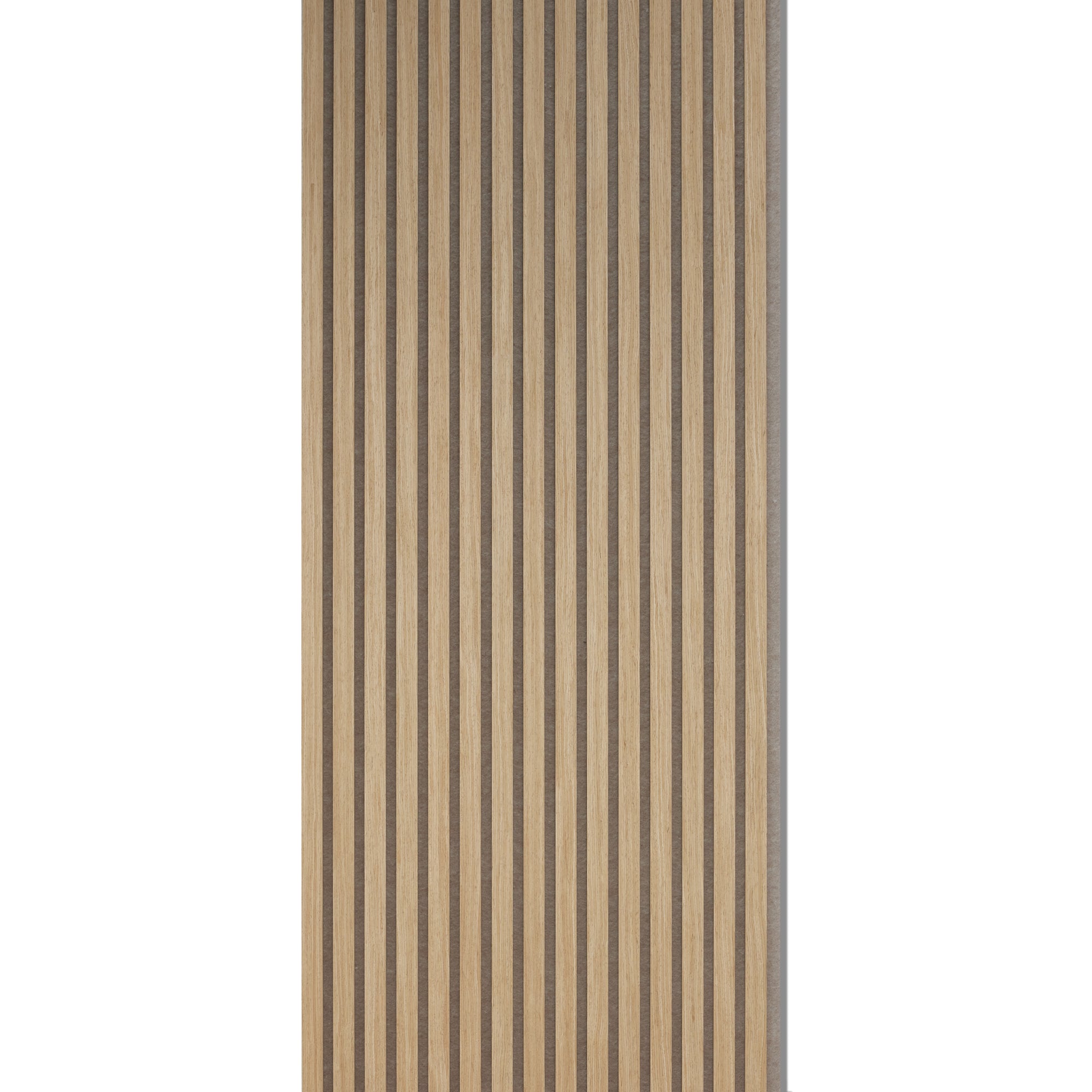 Blonde Oak Acoustic Slat Wall Panel (Beige Felt) - 290cm x 60cm