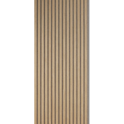 Blonde Oak Acoustic Slat Wall Panel (Beige Felt) - 290cm x 60cm