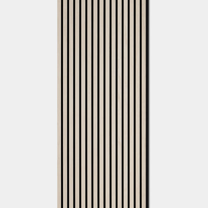 Light Oak Acoustic Slat Wall Panel - 290cmx60cm