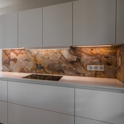 VeloStone™ Indian Autumn Natural Stone Wall Panel - 290cmx122cm