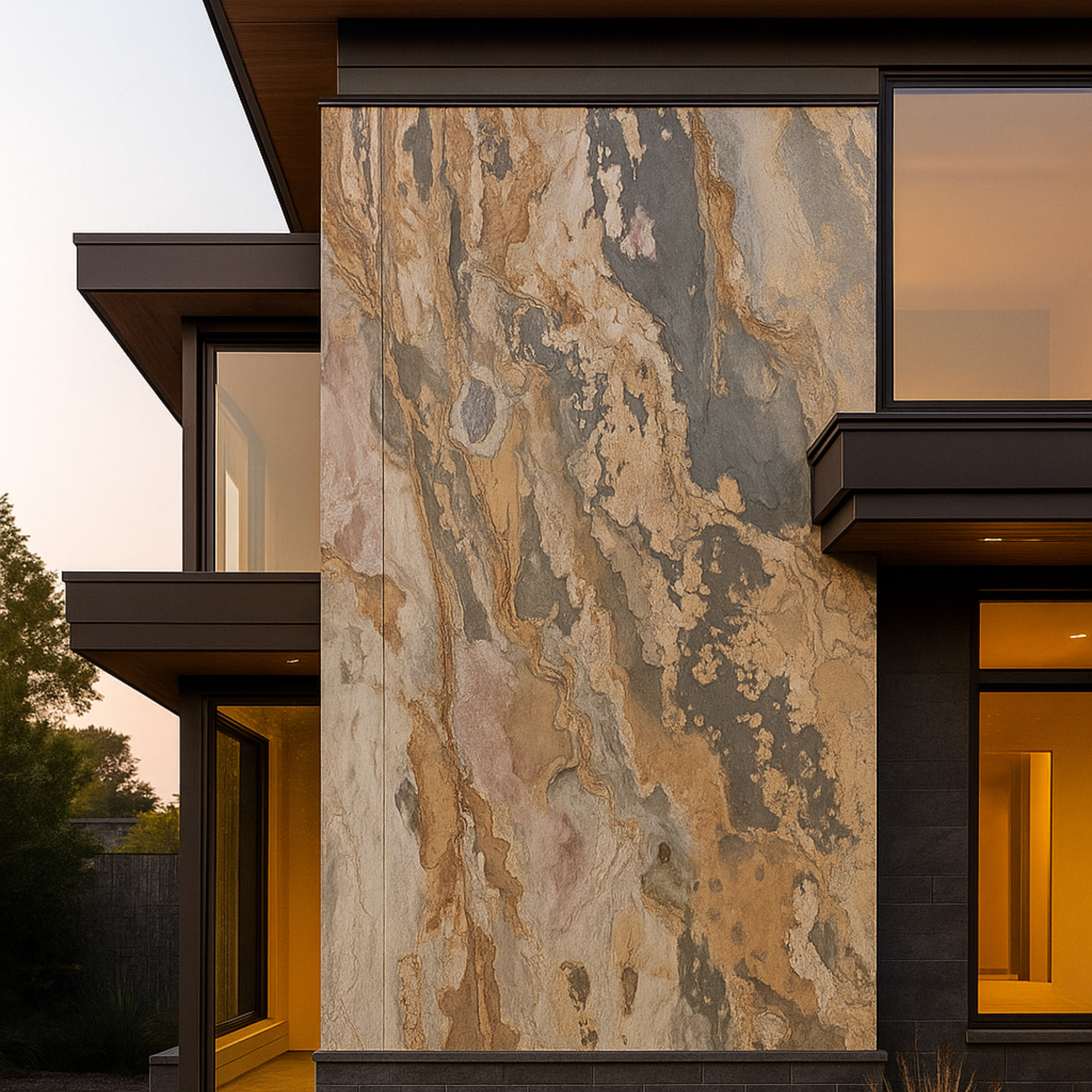 VeloStone™ Indian Autumn Flexible Natural Stone Wall Panel