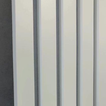 Frost White Acoustic Slat Wall Panel (White Felt) - 290cmx60cm